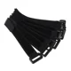 thumbnail image 1 of Paquete de 5 bridas reutilizables con hebilla, bridas de velcro, bridas de velcro, correas de velcro para cable de TV y PC, 20 x 500 mm, color negro, 1 of 7