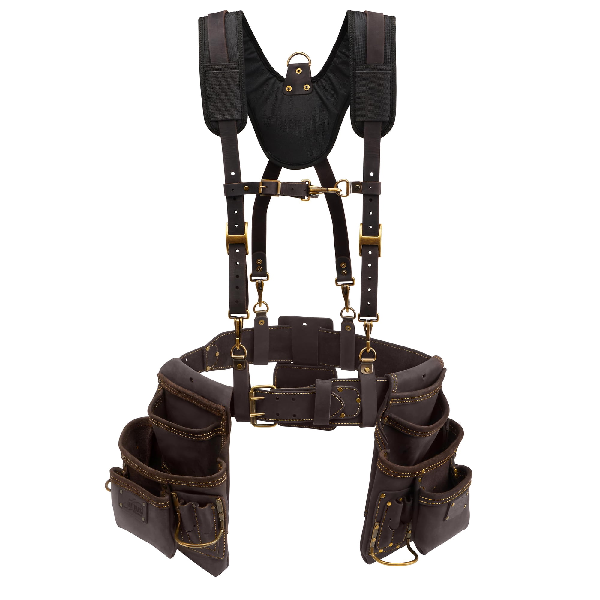 Tool Rig Ox Tools De Piel Curtida Con Tirantes Acolchados
