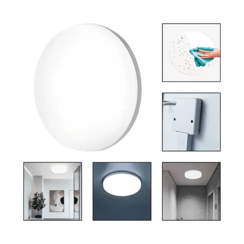 Genérico - Foco Sin Bordes Led Techo Plafon Sobrepuesto De 18w Luz Fria