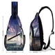 thumbnail image 2 of Suzume Riñonera Bandolera con Estampado Integral para Hombres y Mujeres, Bolso Cruzado Gráfico de Tendencia, Mochila de Hombro Streetwear para Ciclismo y Deportes, Riñonera Versátil Casual, 2 of 6