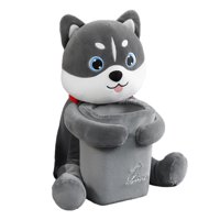 Magideal - Caja De Pañuelos De Coche Creativa, Cubierta De Pañuelos De Dibujos Animados, Cubo De Basura, Lindo Juguete De Peluche, Organización De Cubos De Basur Fornido