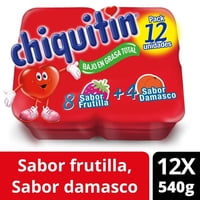 Petit Suisse Mousse Sabor Frutilla Multipack Pote 12 Un X 45 G Chiquitín