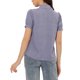 thumbnail image 3 of INSPIRE CHIC Blusa de Chifón con Estampado Retro de Regreso a Clases para Mujer, Manga Corta, Lazo, Cuello Peter Pan, XL, Púrpura Claro-Puntos, 3 of 6