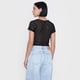 thumbnail image 2 of Polera Mujer M/C Cruzada Encaje Negro Corona, 2 of 4