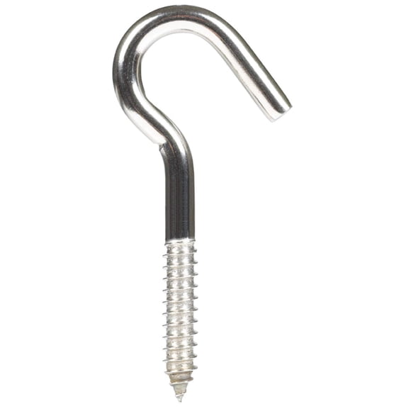 Gancho Hampton para colgar ropa, 12,2 cm, acero inoxidable, 136 kg