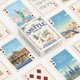 thumbnail image 2 of Baraja de cartas de viaje Shuffle Club Co con ilustraciones a mano, 2 of 7