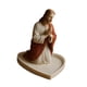 thumbnail image 2 of Porta Rosario De Resina Con Estatua De Oración, Bandeja Para Collares, Brazaletes Y Baratijas De Jesús., 2 of 5