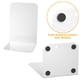 thumbnail image 5 of Soportes para libros VFINE de 20 cm, color blanco, juego de 4 pares de metal, 5 of 8