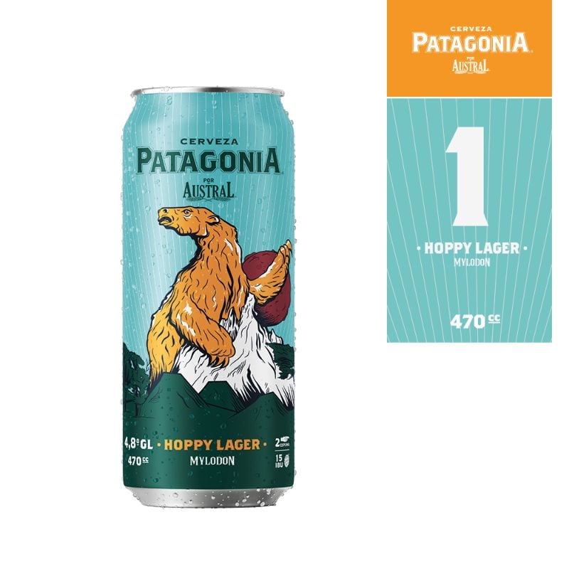 Cerveza Patagonia Hoppy Lager Lata- 470 ml Austral