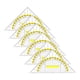 thumbnail image 1 of Juego De 6 Transportadores Cuadrados, Herramienta De Medición, Dibujo Geométrico, Regla Triangular, 1 of 5