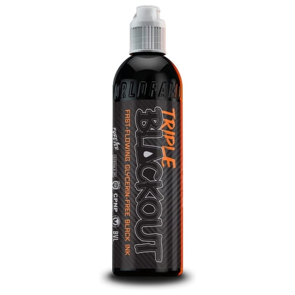 Tinta de tatuaje mundialmente famosa, triple opaca, 240 ml, vegana, no tóxica