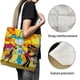 thumbnail image 3 of My Life as a Teenage Robot Bolso de tela con estampado de lienzo para mujer, bolsa de compras reutilizable y estética, con cremallera interior, regalo para mujer,40*40cm., 3 of 6
