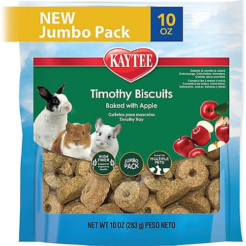 Galletas Kaytee Timothy Biscuits con manzana para mascotas 283 g