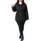 thumbnail image 2 of Chaqueta Anorak con Capucha para Mujer de Talla Grande Agnes Orinda, Abrigo Cortavientos con Cintura de Cordón, Cremallera y Botones a Presión, con Bolsillos, L Negro, 2 of 6