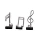 thumbnail image 1 of Escultura De Resina De Adorno Con Símbolo De Música Creativa, 3 Uds., Para Recuerdos De Oficina, Color Plateado, 1 of 5