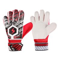 Magideal - Guardero De Fútbol Guantes De Los Guantes Guantes De Los Guantes De La Mano Protección A Mano Puero Profesional Guantes De Entrenamiento Niños Tamaño Rojo 9
