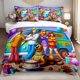 thumbnail image 1 of 3pcs Bedding set Bedding Cushion Cover 3pcs Scooby-Doo & Gang Birthday Party Print, 1 of 1