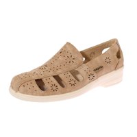 Sandalia Confort Coffee Vía Franca