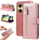 thumbnail image 3 of Funda con Cremallera para OnePlus Nord CE 3 Lite, Carcasa Cartera de Cuero PU con Soporte y Tarjetero, 3 of 6