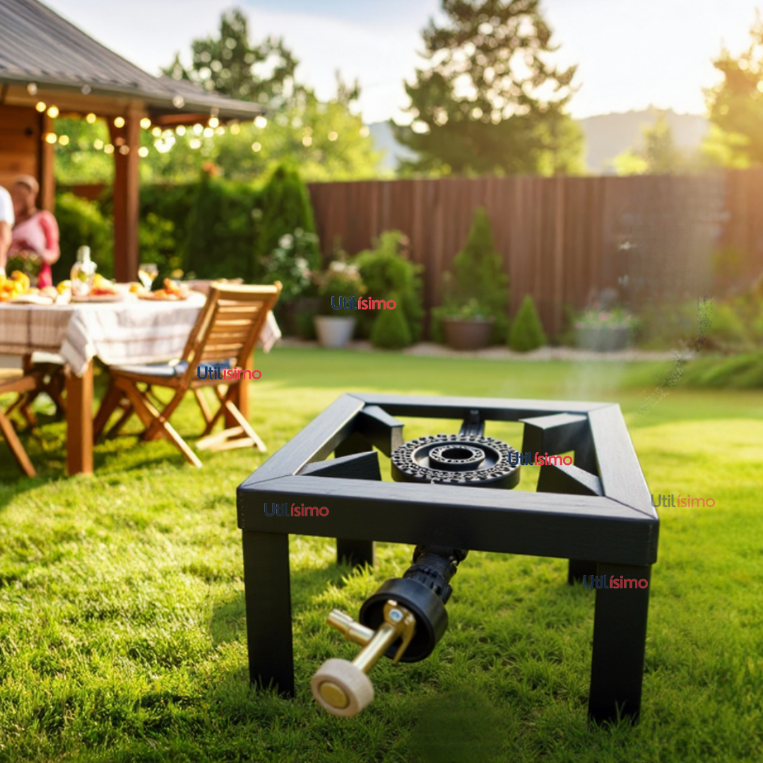 Line - Fogón Cocina A Gas Licuado 1 Plato Camping Hogar