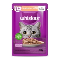 Alimento Húmedo Gato Adulto Sabor Salmón Pouch 85 G Whiskas