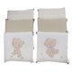 thumbnail image 4 of 6 unids bebé cuna parachoques algodón cuna cama protector oso, 4 of 5