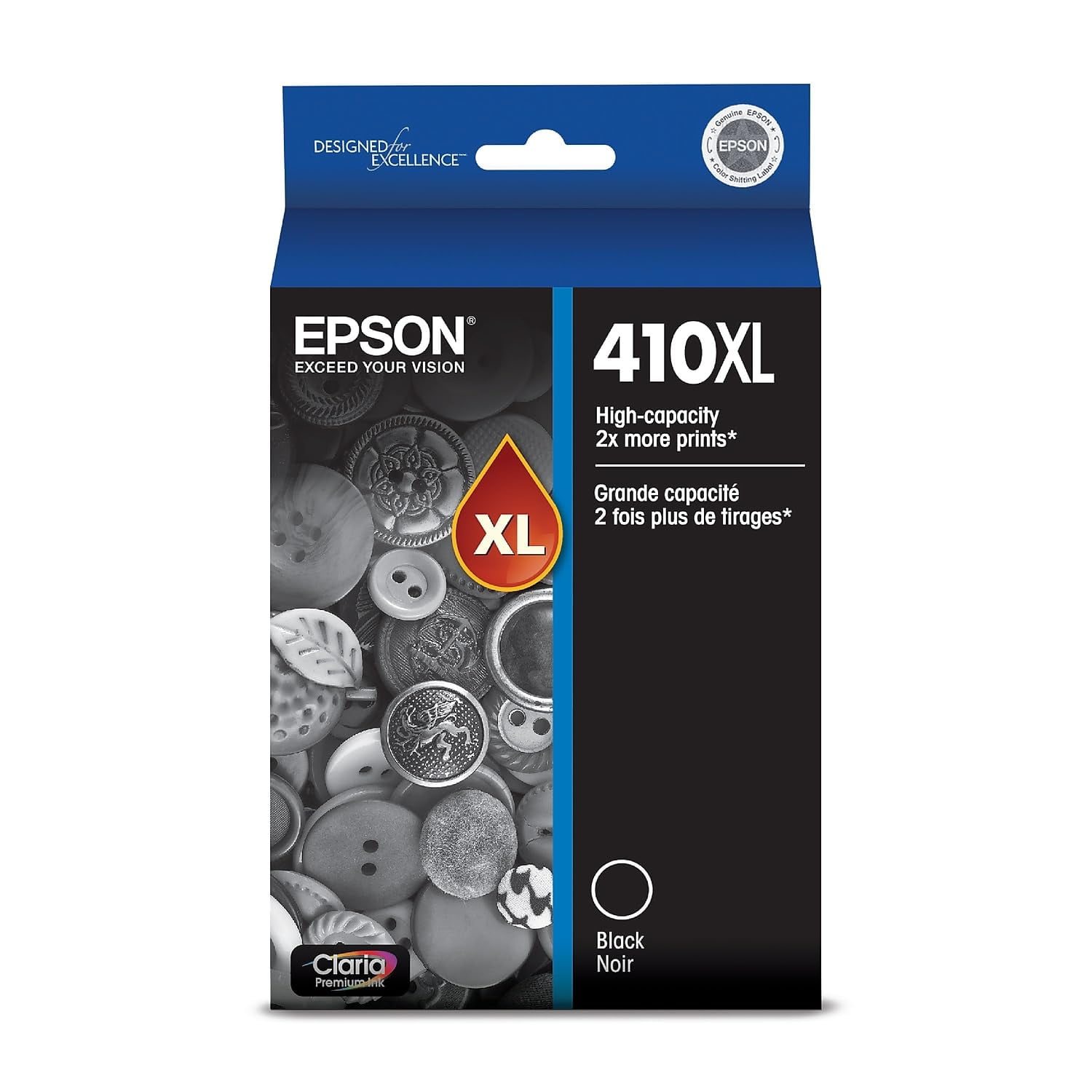 Cartucho De Tinta Epson 410xl De Alta Capacidad Negro T410xl020