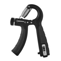 Magideal - Fortalecedor De Agarre De Mano Entrenador De Fuerza De Agarre De Mano Equipo De Fitness Ejercitador De Dedos De Mano Para Desarrollar Músculos Para Negro