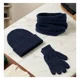thumbnail image 1 of Set Invierno Térmico 3 En 1: Gorro Polar + Cuello + Guantes Lana, 1 of 6