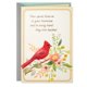 thumbnail image 1 of Tarjeta de condolencias Hallmark 13 cm x 18 cm con diseño de cardenal, 1 of 6