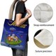 thumbnail image 3 of The Jetsons Bolso de tela con estampado de lienzo para mujer, bolsa de compras reutilizable y estética, con cremallera interior, regalo para mujer,38*45cm., 3 of 6