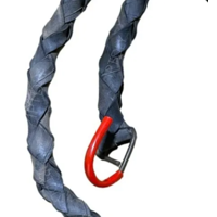 Genérico - Pulpo Cuerdas Elásticas Trenzado 1.20Cmx20M Gancho Goma Jebe Negro