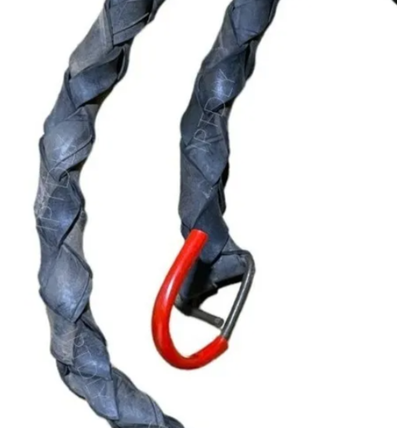 Genérico - Pulpo Cuerdas Elásticas Trenzado 1.20Cmx20M Gancho Goma Jebe Negro