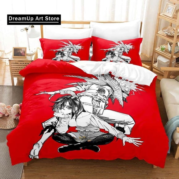 Dandadan Takakura Ken Bedding Set Bed Set Adult Kid Bedroom Duvet cover SetsBed Sheet