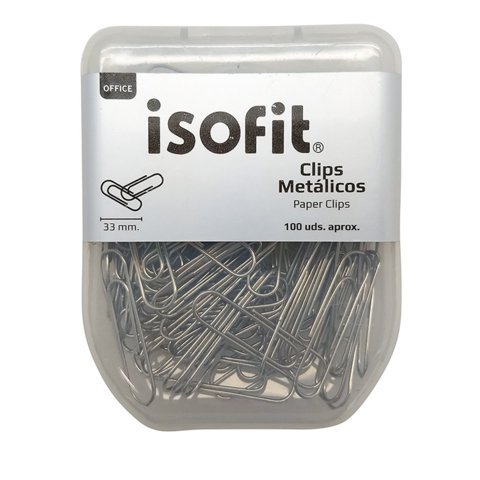 Isofit - Pack X 4 Clips Dsg Metálicos 100 Und –