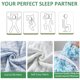 thumbnail image 3 of Almohada Camping Gehannah Memory Foam Grande 2 Pack Enfriable, 3 of 3