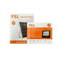 Reflector Led Floodlight 100W/6500K/Ip65 Con Panel Solar Fsl