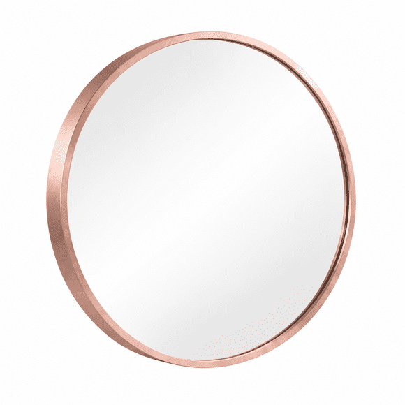 Espejo Redondo Rose Gold 60 cm Marco de Aluminio