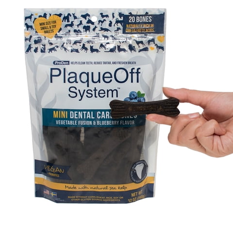 Proden - Plaqueoff Mini Huesos Dentales Vegetales Y Arandanos 340 Grs