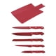 thumbnail image 2 of Set 6pc Cuchillos Acer.inox Rojo Milky, 2 of 3