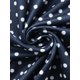 thumbnail image 5 of INSPIRE CHIC Pijamas para Mujer Cuello en V Manga Corta con Pantalones de Cordón Conjunto de Ropa de Dormir Estampado con Bolsillos S Punto Azul, 5 of 6