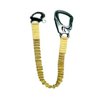 Ioensy - Cordón De Seguridad Con Protección Contra Caídas Para Trabajos En Altura Y Senderismo Con Absorción De Impactos De Color Caqui