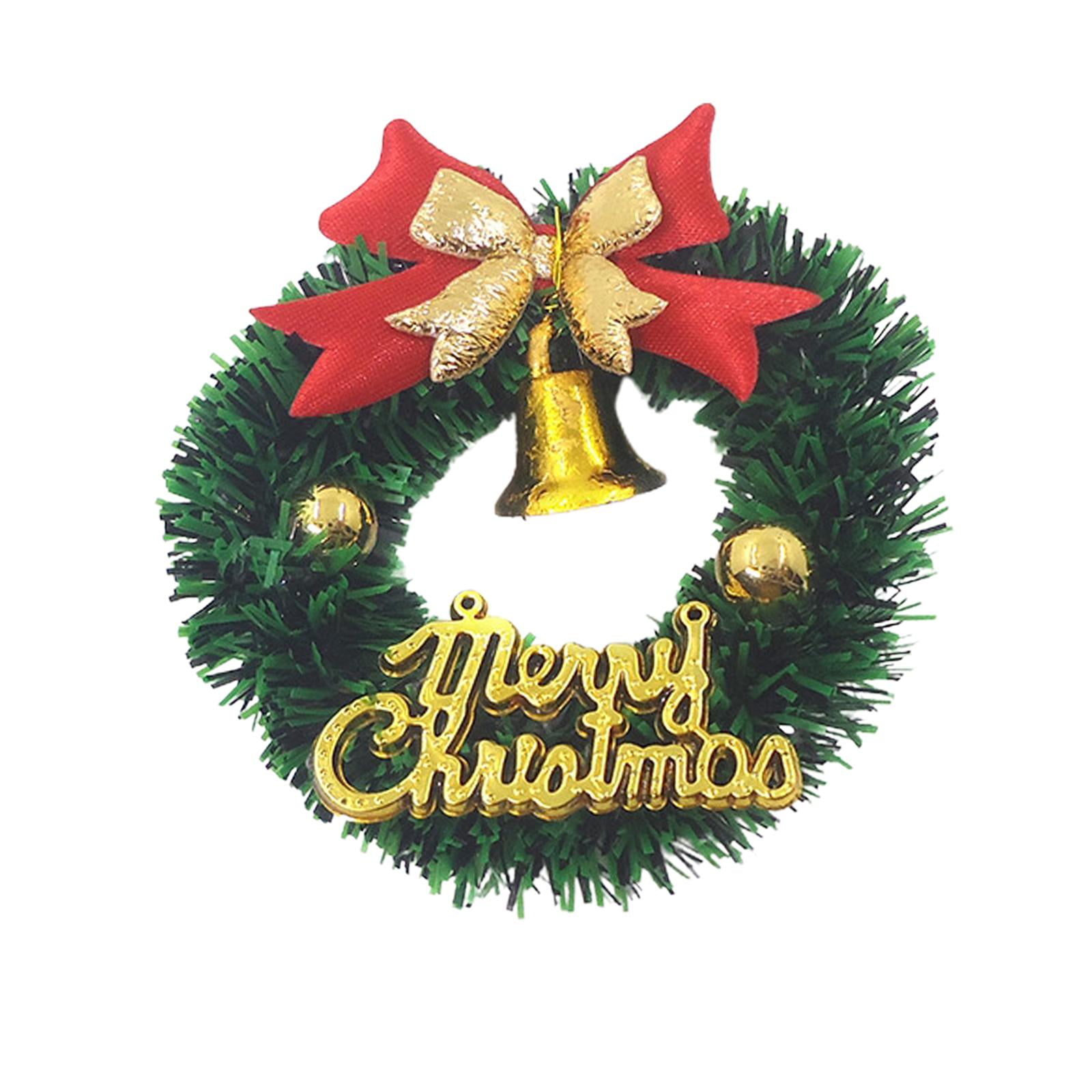 Bothyi - 1/12 Corona De Navidad Adornos Multiusos En Miniatura Para Casa De Muñecas