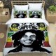 thumbnail image 1 of v1067 Bed Sheets Bob Marley Lion Maple Leaf Bedding Sets exquisite supplies set duvet cover bed comforter set bedding set luxury birthday gift 3-Piece Bedding Set (1 Duvet Cover + 2 Pillow Shams) Bed, 1 of 5