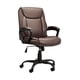 thumbnail image 1 of Silla de oficina AmazonBasics Classic Puresoft, acolchada en poliuretano, color marrón, 1 of 5