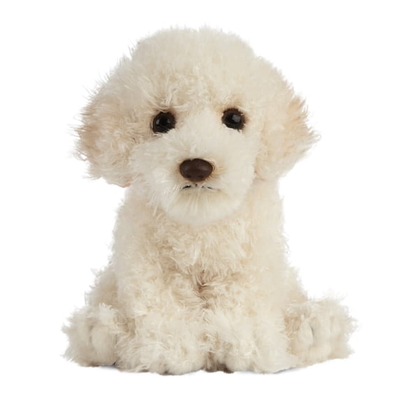 Peluche Living Nature Labradoddle de 15 cm con forma de perro blando