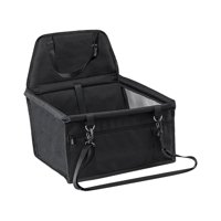 Ioensy - Asiento De Coche Para Perros, Cómodo Asiento De Seguridad Portátil Para Perros, Suministros Para Mascotas, Color Negro