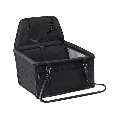 Ioensy - Asiento De Coche Para Perros, Cómodo Asiento De Seguridad Portátil Para Perros, Suministros Para Mascotas, Color Negro