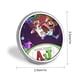 thumbnail image 2 of Hey AJ-Theme Round Button Badge: Premium Metal Construction, Ideal for High-End Events 2.8 cm, 2 of 6
