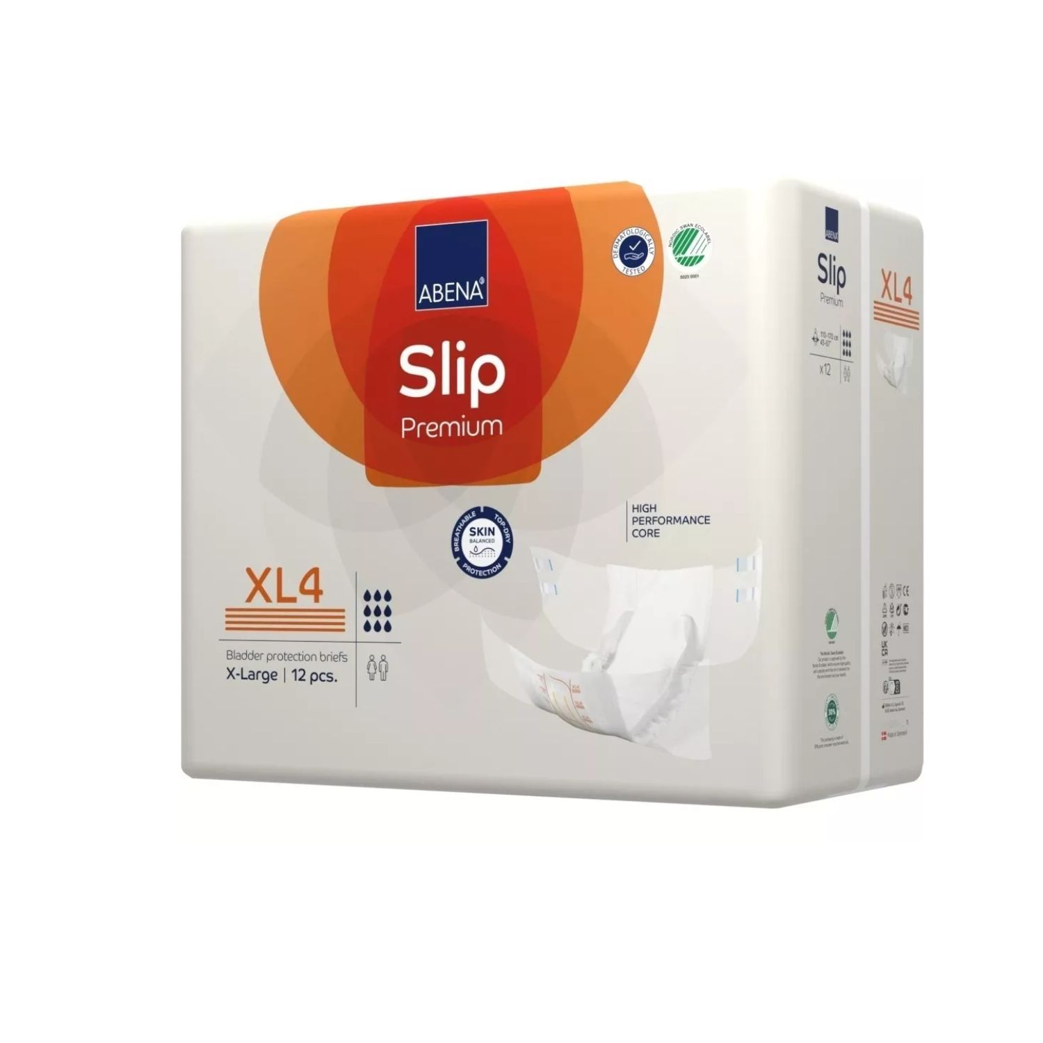 Abena - Pañal De Adulto Slip Xl4, 12 Unidades